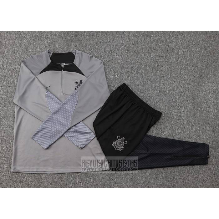 Chandal de Sudadera del Corinthians 2024-2025 Gris
